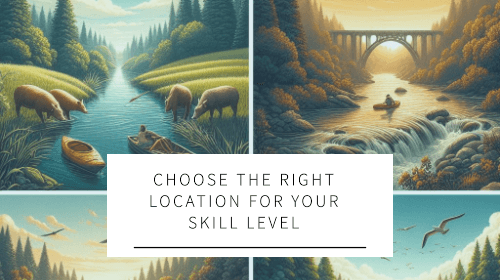 Choose the right location for your skill level