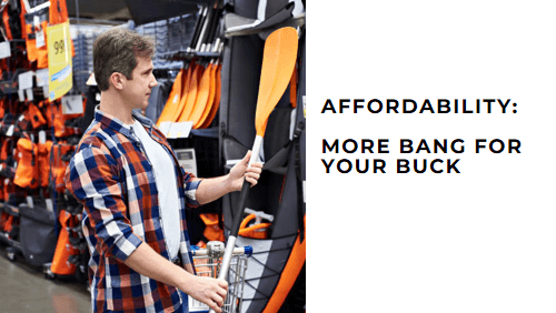 Affordability more bang for your buck | kayaking info Affordability more bang for your buck