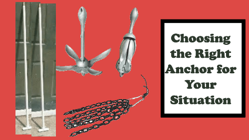 Choosing the right anchor for your situation