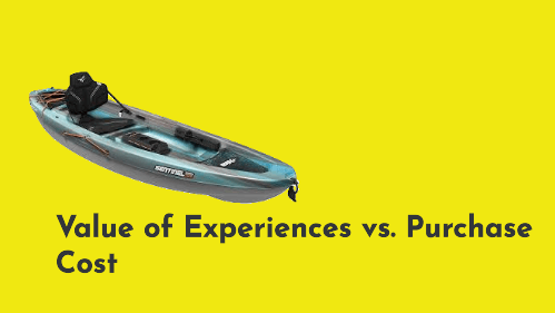 14 23 | kayaking info Value of experiences vs Purchase cost