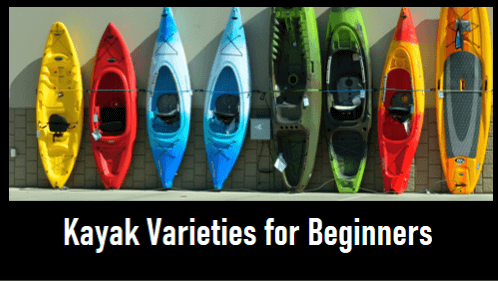 Kayak varieties for beginners