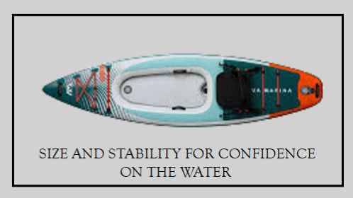 5 43 | kayaking info Size and stability for confidence on the water
