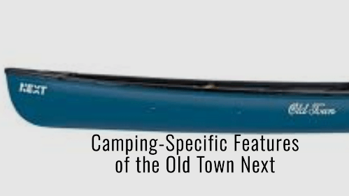 Camping specific features of the old town next