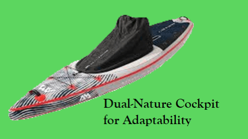 6 43 | kayaking info Dual nature cockpit for adaptability