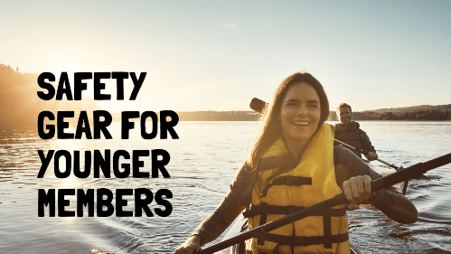 Safety gear for younger members