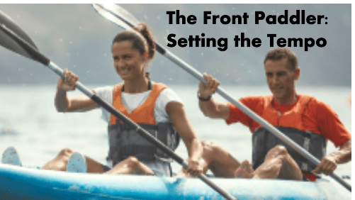 Paddle in perfect sync 1 | kayaking info The front paddler setting the tempo