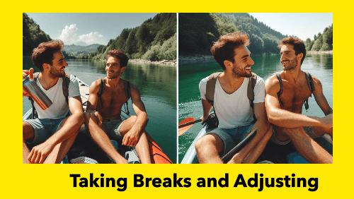 Paddle in perfect sync 3 1 | kayaking info Taking breaks and adjusting