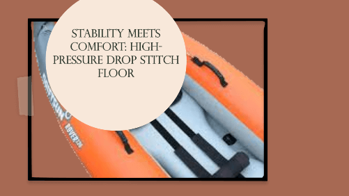 Stability meets comfort high pressure drop stitch floor