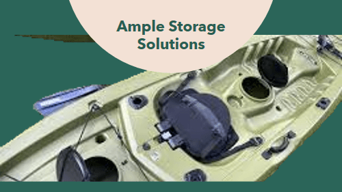 11 44 | kayaking info Ample storage solutions