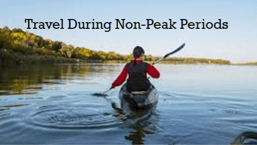 Travel during non peak periods