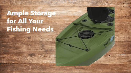13 35 | kayaking info Ample storage for all your fishing needs