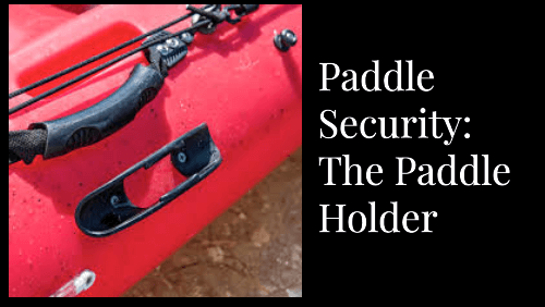 Paddle security the paddle holder