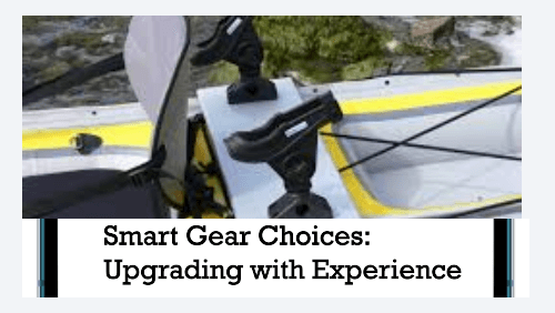 Smart gear choices upgrading with experience