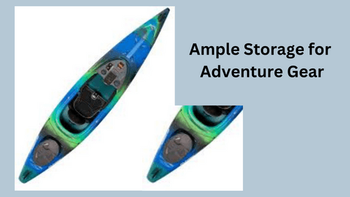 Ample storage for adventure gear