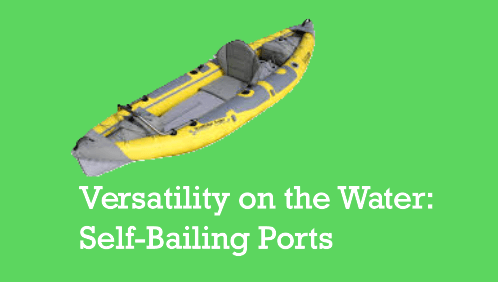 8 50 | kayaking info Versatility on the water self bailing ports