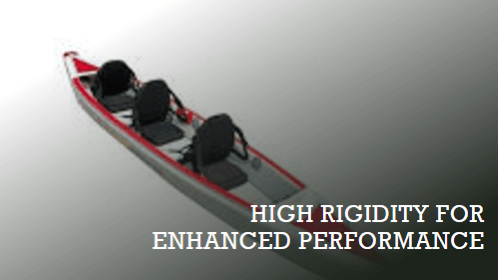 9 55 | kayaking info High rigidity for enhanced performance