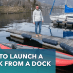 How to launch a kayak from a dock