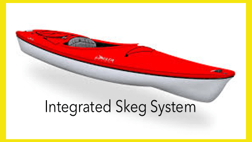 10 70 | kayaking info Integrated skeg system