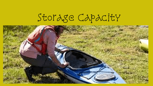 12 68 | kayaking info Storage capacity