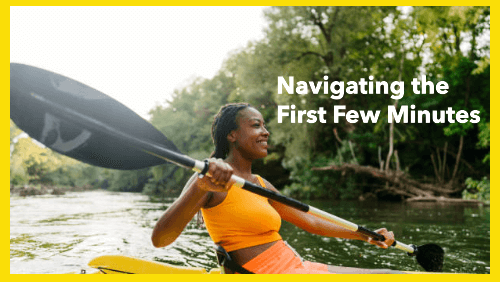 14 44 | kayaking info Navigating the first few minutes