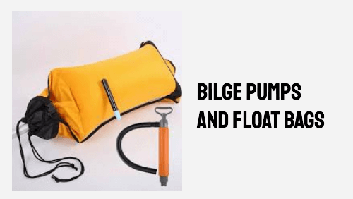 Bilge pumps and float bags