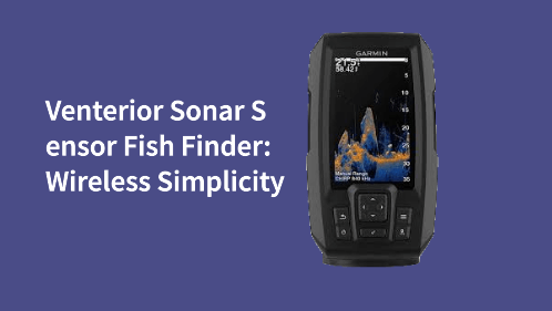 Venterior sonar sensor fish finder wireless simplicity