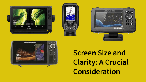 Screen size and clarity a crucial consideration for kayak fish finders