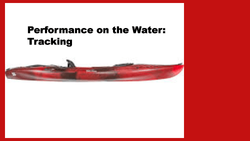 Performance on the water tracking