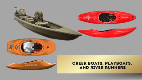 Creek boats playboats and river runners