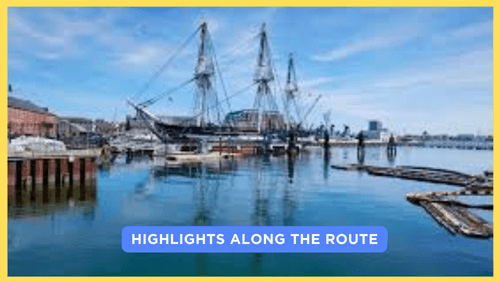 Highlights along the route