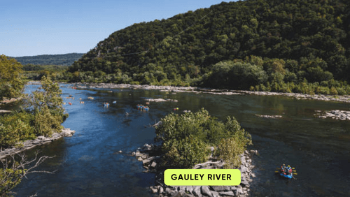 The iconic sections of the gauley river