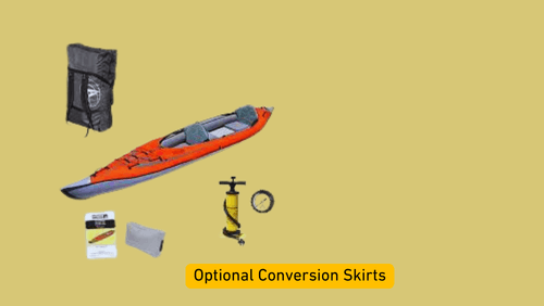 Optional conversion skirts